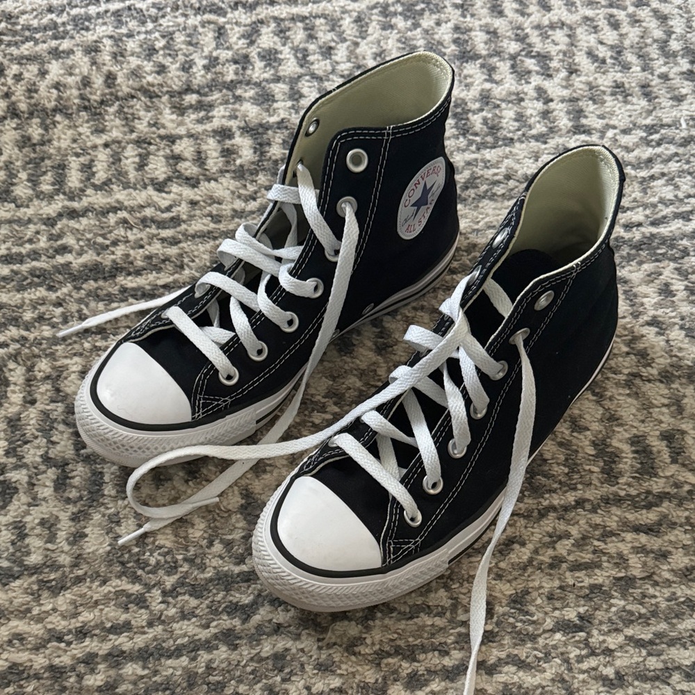 Converse Black and White High-Tops